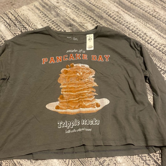 Aerie make it a pancake day tee NWT - Picture 4 of 5